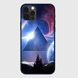 Чехол для iPhone 12 Pro Max Pink Floyd: Space, цвет: 3D-черный