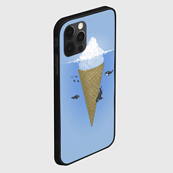 Чехол для iPhone 12 Pro Max Мороженое, цвет: 3D-черный — фото 2