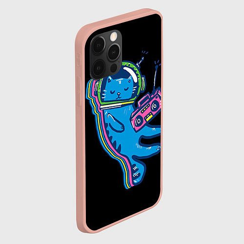 Чехол iPhone 12 Pro Max Космокот 1 / 3D-Светло-розовый – фото 2