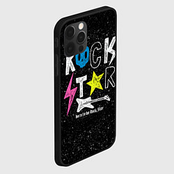 Чехол для iPhone 12 Pro Max Rock Star, цвет: 3D-черный — фото 2