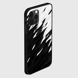 Чехол для iPhone 12 Pro Max Black & white, цвет: 3D-черный — фото 2