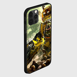 Чехол для iPhone 12 Pro Max WH40k warboss, цвет: 3D-черный — фото 2