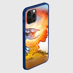 Чехол для iPhone 12 Pro Max HZD 3, цвет: 3D-тёмно-синий — фото 2