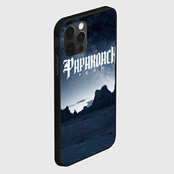 Чехол для iPhone 12 Pro Max Paparoach: Fear, цвет: 3D-черный — фото 2