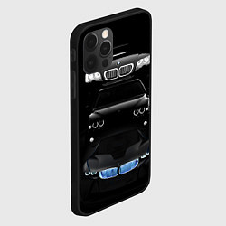 Чехол для iPhone 12 Pro Max BMW - models, цвет: 3D-черный — фото 2