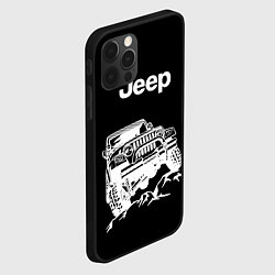 Чехол для iPhone 12 Pro Max Jeep, цвет: 3D-черный — фото 2
