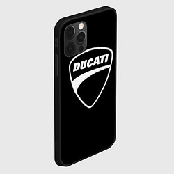 Чехол для iPhone 12 Pro Max Ducati, цвет: 3D-черный — фото 2