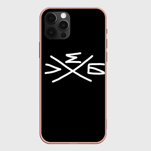Чехол iPhone 12 Pro Max Хлеб: символ / 3D-Светло-розовый – фото 1
