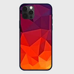 Чехол для iPhone 12 Pro Max Geometric, цвет: 3D-черный