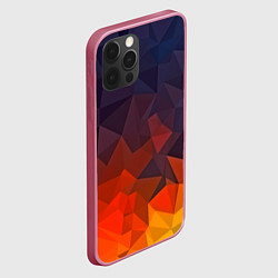 Чехол для iPhone 12 Pro Max Абстракция, цвет: 3D-малиновый — фото 2