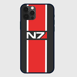 Чехол для iPhone 12 Pro Max Mass Effect: N7, цвет: 3D-черный