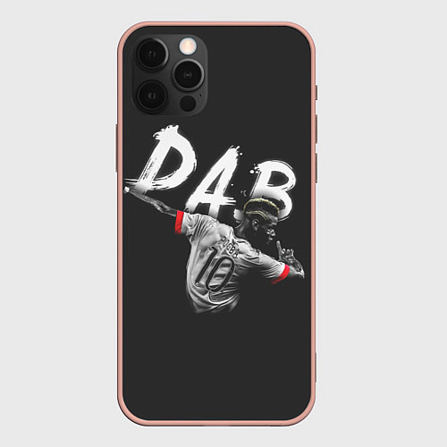 Чехол iPhone 12 Pro Max Paul Pogba: Dab / 3D-Светло-розовый – фото 1