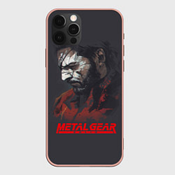 Чехол для iPhone 12 Pro Max Metal Gear Solid, цвет: 3D-светло-розовый