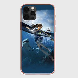 Чехол для iPhone 12 Pro Max TOMB RAIDER, цвет: 3D-светло-розовый