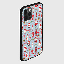 Чехол для iPhone 12 Pro Max Рождественская Милота, цвет: 3D-черный — фото 2