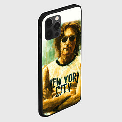 Чехол для iPhone 12 Pro Max John Lennon: New York, цвет: 3D-черный — фото 2