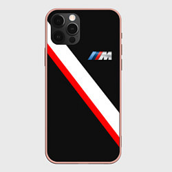 Чехол для iPhone 12 Pro Max Бмв Bmw 2018 Line Collection, цвет: 3D-светло-розовый