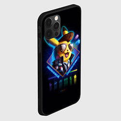 Чехол для iPhone 12 Pro Max Retro Pikachu, цвет: 3D-черный — фото 2