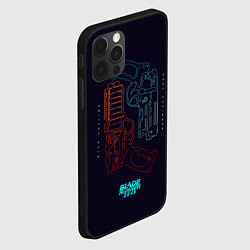 Чехол для iPhone 12 Pro Max Blade Runner Guns, цвет: 3D-черный — фото 2