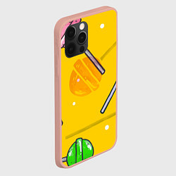 Чехол для iPhone 12 Pro Max Чупа-Чупс, цвет: 3D-светло-розовый — фото 2