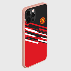 Чехол для iPhone 12 Pro Max Man UTD FC: Sport Line 2018, цвет: 3D-светло-розовый — фото 2