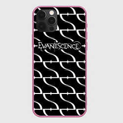 Чехол для iPhone 12 Pro Max Evanescence, цвет: 3D-малиновый