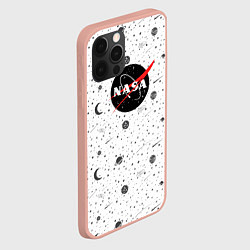 Чехол для iPhone 12 Pro Max NASA: Moonlight, цвет: 3D-светло-розовый — фото 2