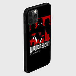 Чехол для iPhone 12 Pro Max Wolfenstein: Nazi Soldiers, цвет: 3D-черный — фото 2