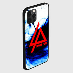Чехол для iPhone 12 Pro Max Linkin Park blue smoke, цвет: 3D-черный — фото 2