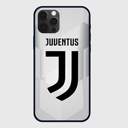 Чехол для iPhone 12 Pro Max FC Juventus: Silver Original, цвет: 3D-черный