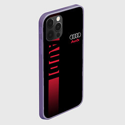 Чехол для iPhone 12 Pro Max Audi: Black Sport, цвет: 3D-серый — фото 2