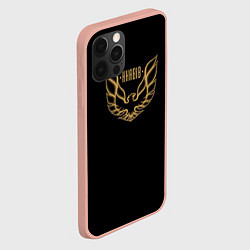 Чехол для iPhone 12 Pro Max Khabib: Gold Eagle, цвет: 3D-светло-розовый — фото 2