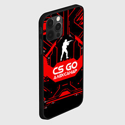 Чехол для iPhone 12 Pro Max CS:GO - Александр, цвет: 3D-черный — фото 2