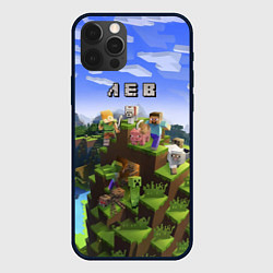 Чехол для iPhone 12 Pro Max Майнкрафт: Лев, цвет: 3D-черный