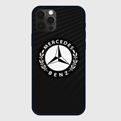 Чехол для iPhone 12 Pro Max Mercedes-Benz, цвет: 3D-черный