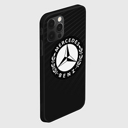 Чехол для iPhone 12 Pro Max Mercedes-Benz, цвет: 3D-черный — фото 2