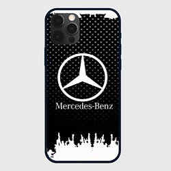 Чехол для iPhone 12 Pro Max Mercedes-Benz: Black Side, цвет: 3D-черный