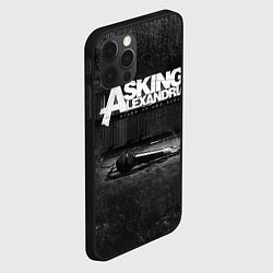 Чехол для iPhone 12 Pro Max Asking Alexandria: Black Micro, цвет: 3D-черный — фото 2