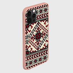 Чехол для iPhone 12 Pro Max Славянский орнамент, цвет: 3D-светло-розовый — фото 2