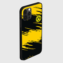 Чехол для iPhone 12 Pro Max BVB 09: Yellow Breaks, цвет: 3D-черный — фото 2