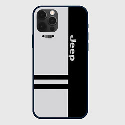 Чехол для iPhone 12 Pro Max Jeep, цвет: 3D-черный