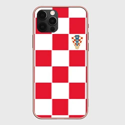 Чехол iPhone 12 Pro Max Сборная Хорватии: Домашняя ЧМ-2018
