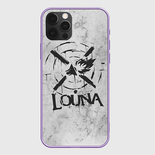 Чехол iPhone 12 Pro Max Louna: Сделай громче / 3D-Сиреневый – фото 1