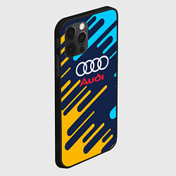 Чехол для iPhone 12 Pro Max Audi: Colour Sport, цвет: 3D-черный — фото 2