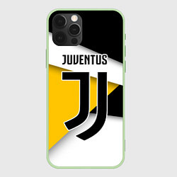 Чехол для iPhone 12 Pro Max FC Juventus, цвет: 3D-салатовый