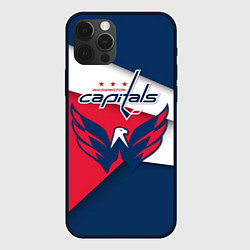 Чехол для iPhone 12 Pro Max Washington Capitals, цвет: 3D-черный