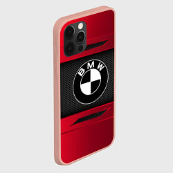 Чехол для iPhone 12 Pro Max BMW SPORT, цвет: 3D-светло-розовый — фото 2