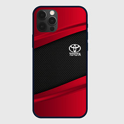 Чехол для iPhone 12 Pro Max Toyota: Red Sport, цвет: 3D-черный