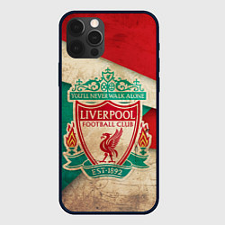 Чехол для iPhone 12 Pro Max FC Liverpool: Old Style, цвет: 3D-черный