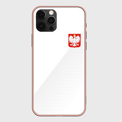Чехол для iPhone 12 Pro Max Poland Team: Home WC-2018, цвет: 3D-светло-розовый